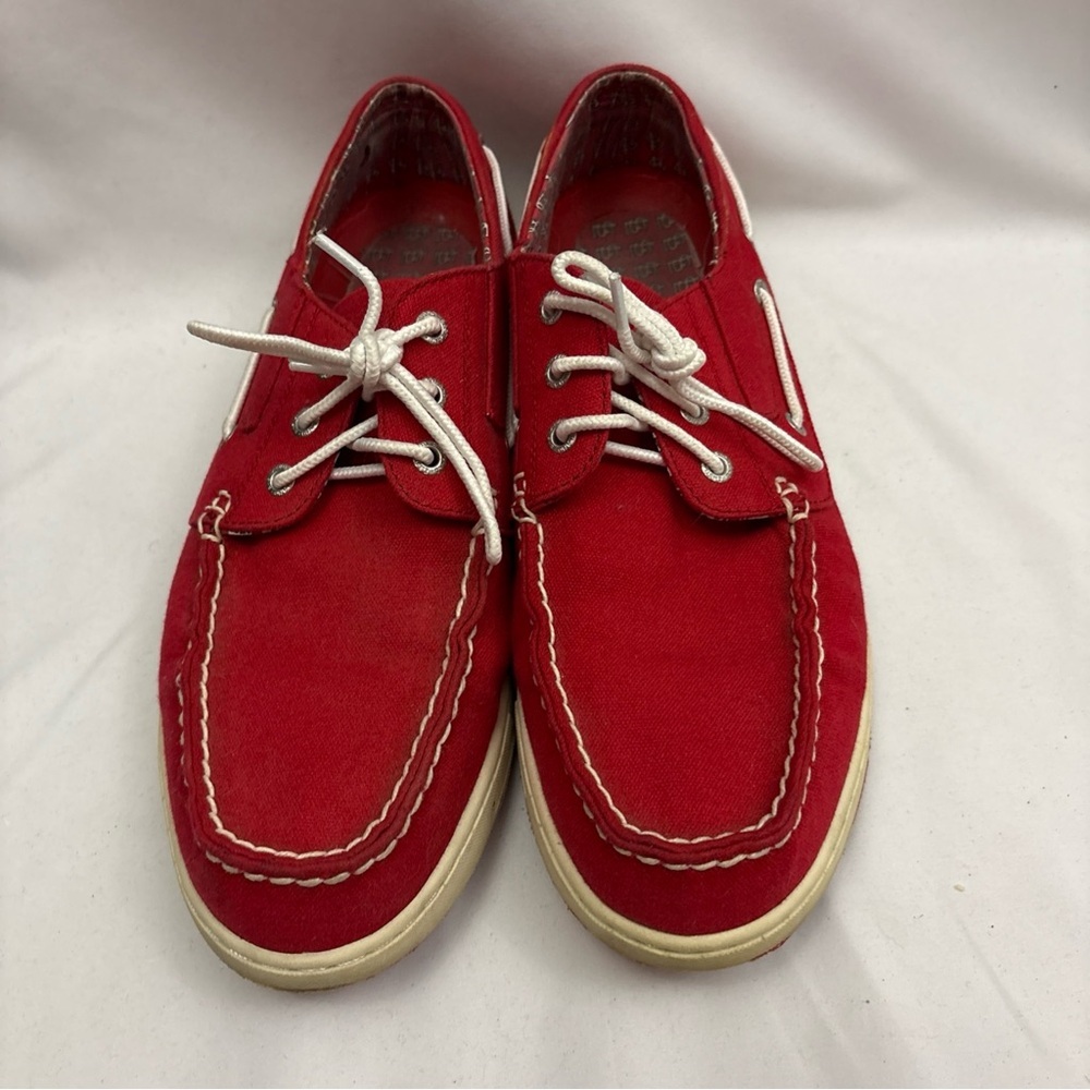 Eastland Men’s Boat Shoes Size 12 St. Louis Cardinals Theme Red MLB Baseball STL - Picture 10 of 16